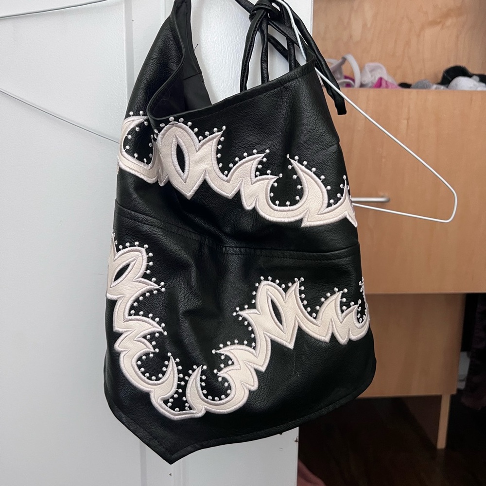 Jaded lndn Faux Leather Halter